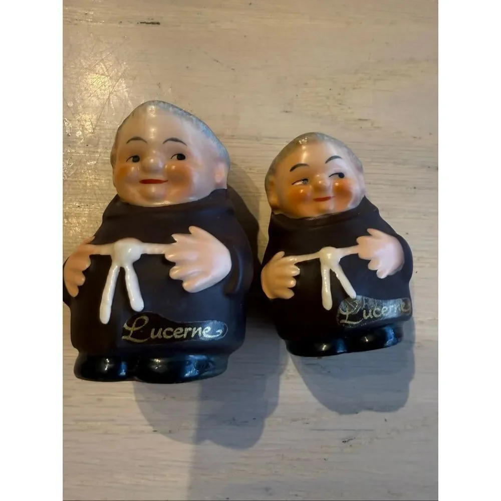 Goebel Vintage Frair Monk Tuck Salt & Pepper Shaker